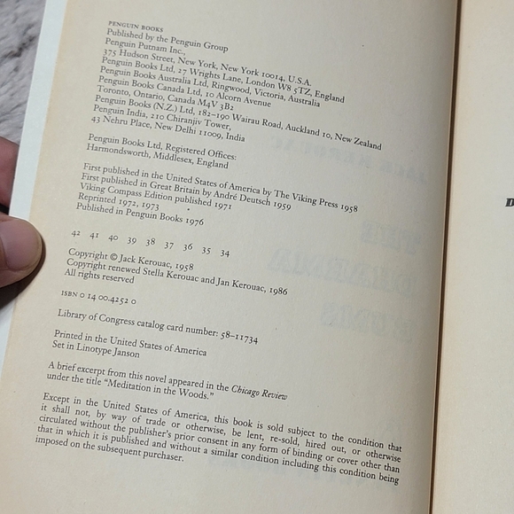 The Dharma Bums, Jack Kerouac, Paperback Book - Picture 5 of 5